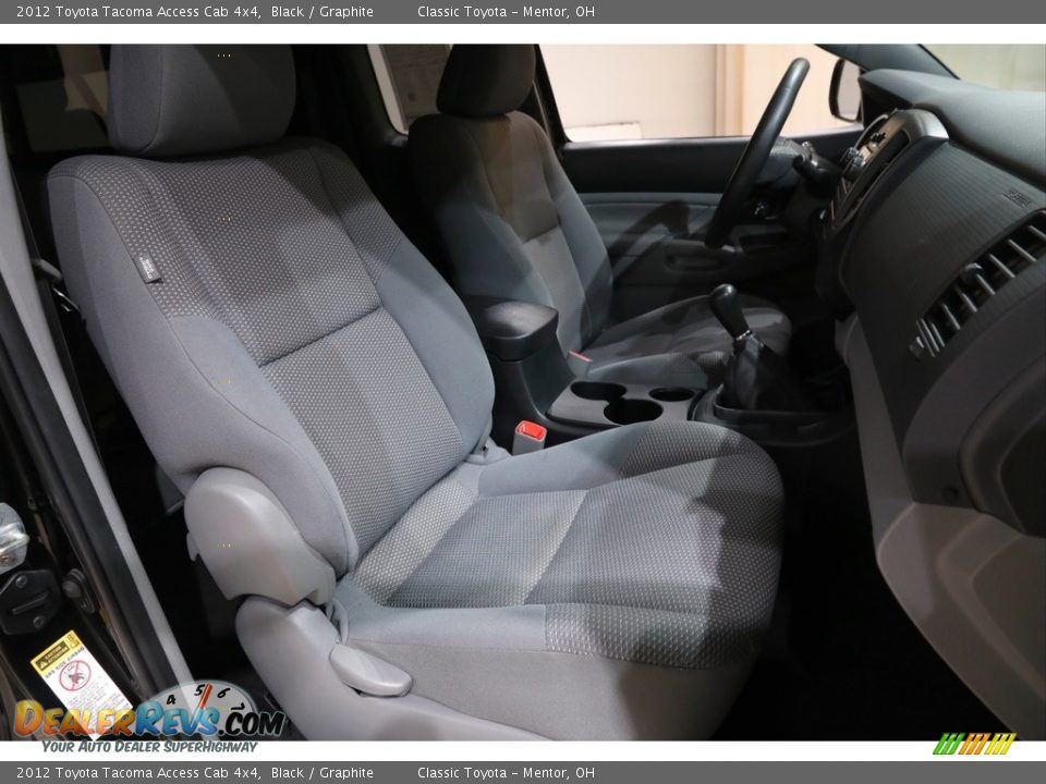 2012 Toyota Tacoma Access Cab 4x4 Black / Graphite Photo #12