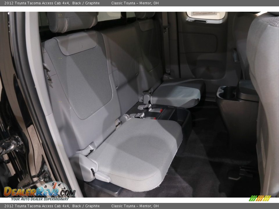 2012 Toyota Tacoma Access Cab 4x4 Black / Graphite Photo #13