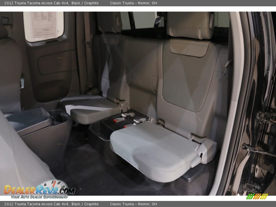 2012 Toyota Tacoma Access Cab 4x4 Black / Graphite Photo #14