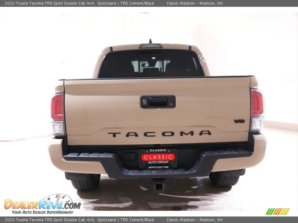 2020 Toyota Tacoma TRD Sport Double Cab 4x4 Quicksand / TRD Cement/Black Photo #16