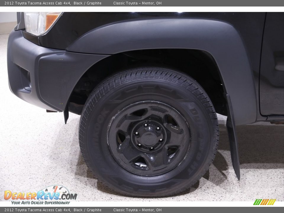 2012 Toyota Tacoma Access Cab 4x4 Black / Graphite Photo #16