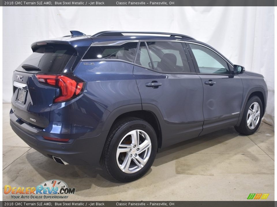 2018 GMC Terrain SLE AWD Blue Steel Metallic / ­Jet Black Photo #2