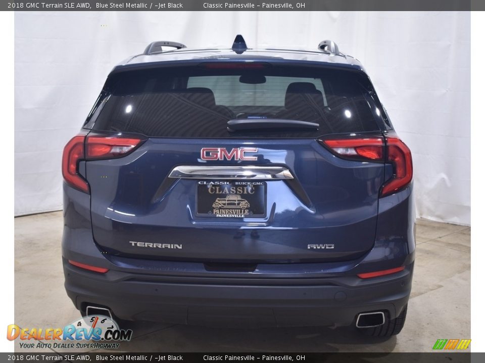 2018 GMC Terrain SLE AWD Blue Steel Metallic / ­Jet Black Photo #3
