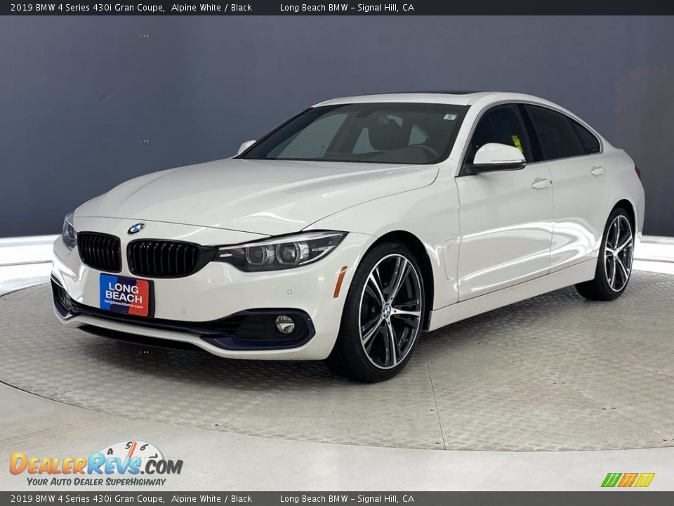 2019 BMW 4 Series 430i Gran Coupe Alpine White / Black Photo #3