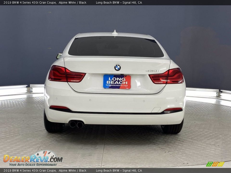 2019 BMW 4 Series 430i Gran Coupe Alpine White / Black Photo #4