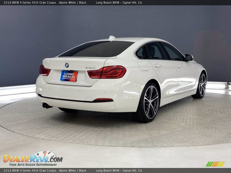 2019 BMW 4 Series 430i Gran Coupe Alpine White / Black Photo #5