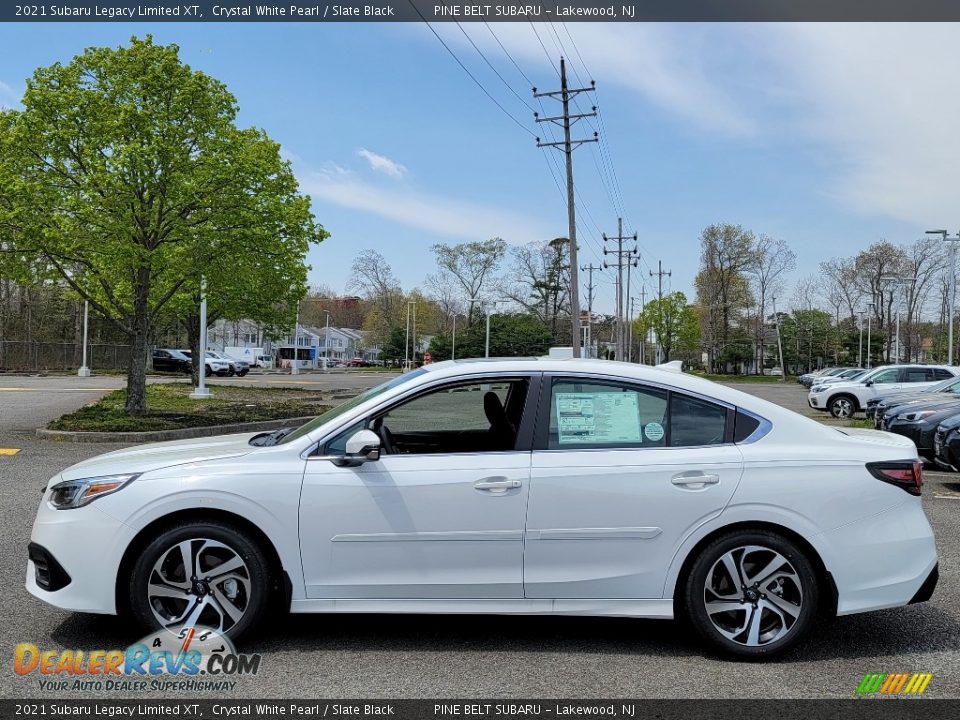 2021 Subaru Legacy Limited XT Crystal White Pearl / Slate Black Photo #4