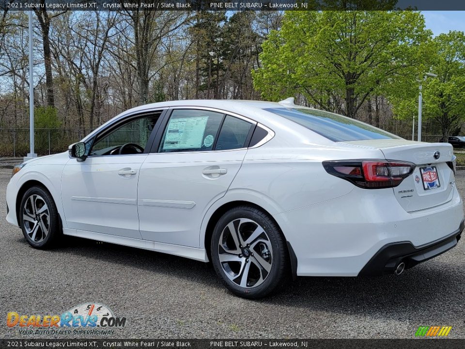 2021 Subaru Legacy Limited XT Crystal White Pearl / Slate Black Photo #6