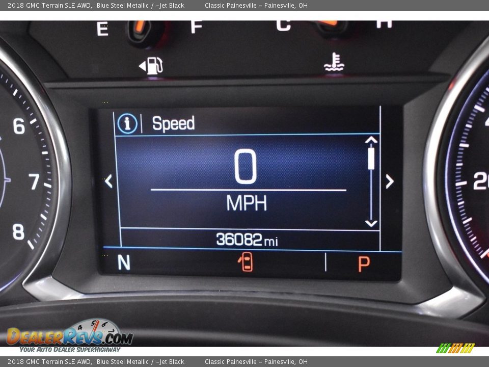 2018 GMC Terrain SLE AWD Blue Steel Metallic / ­Jet Black Photo #15