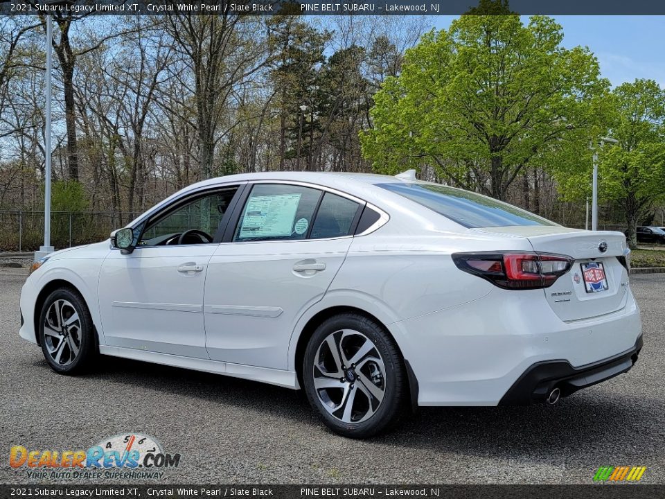 2021 Subaru Legacy Limited XT Crystal White Pearl / Slate Black Photo #7