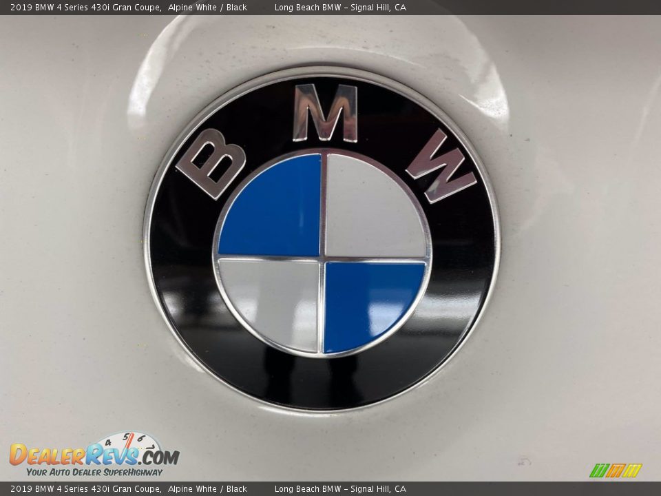 2019 BMW 4 Series 430i Gran Coupe Alpine White / Black Photo #10