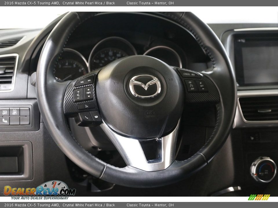 2016 Mazda CX-5 Touring AWD Crystal White Pearl Mica / Black Photo #7
