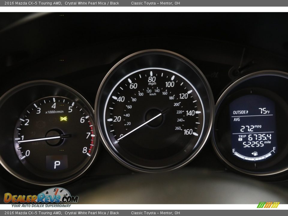 2016 Mazda CX-5 Touring AWD Crystal White Pearl Mica / Black Photo #8
