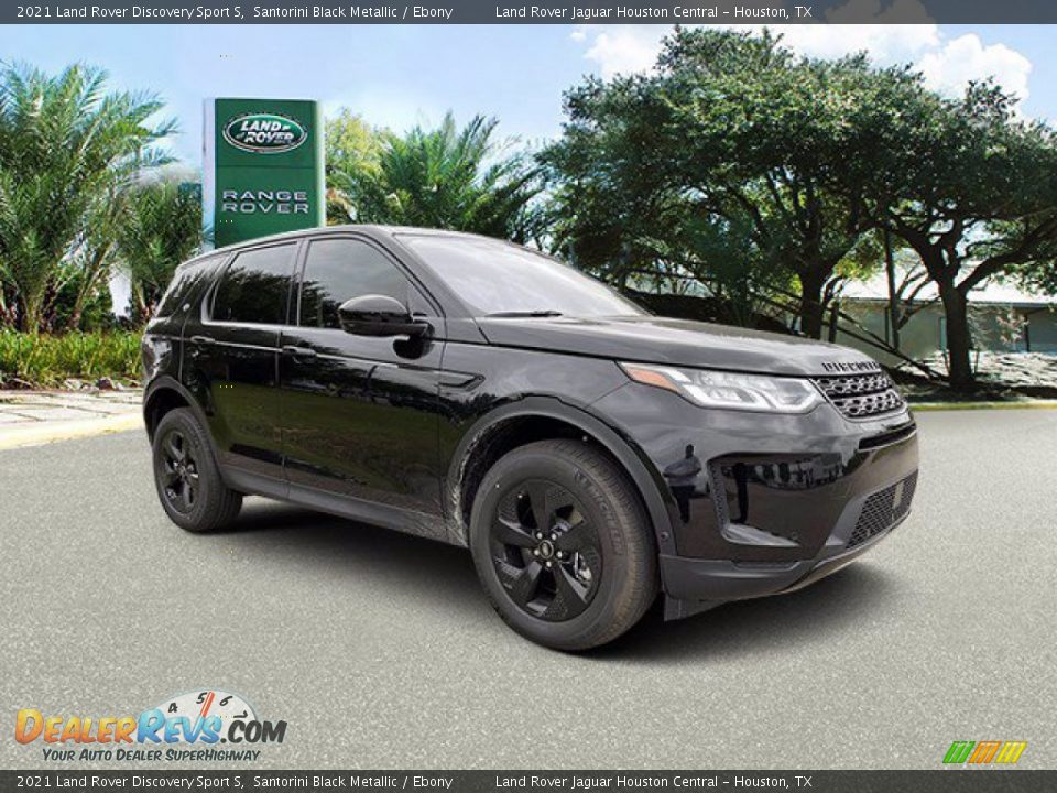 2021 Land Rover Discovery Sport S Santorini Black Metallic / Ebony Photo #12