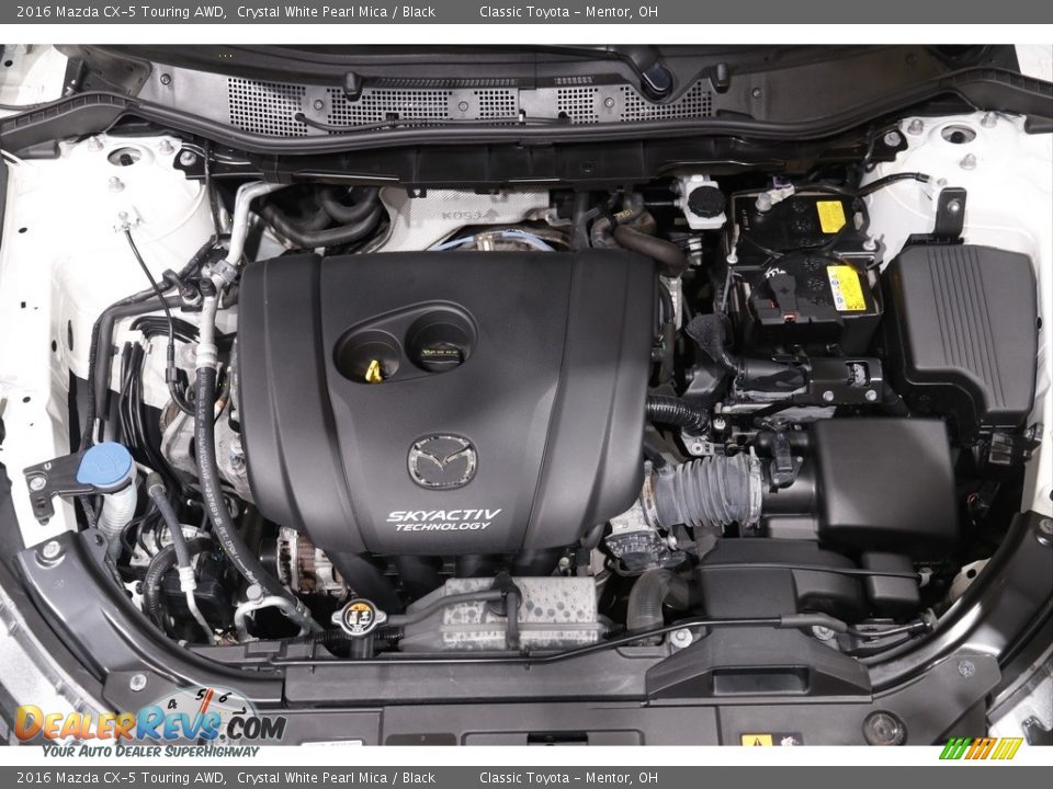 2016 Mazda CX-5 Touring AWD Crystal White Pearl Mica / Black Photo #16