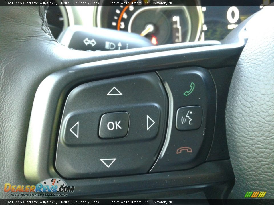 2021 Jeep Gladiator Willys 4x4 Hydro Blue Pearl / Black Photo #19