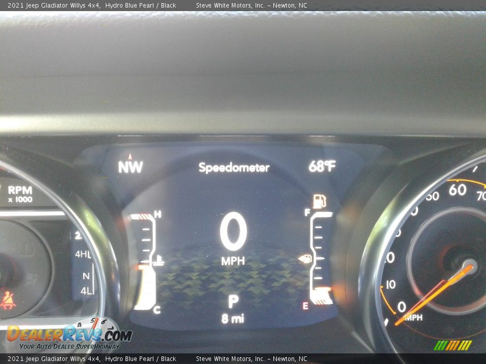 2021 Jeep Gladiator Willys 4x4 Hydro Blue Pearl / Black Photo #21