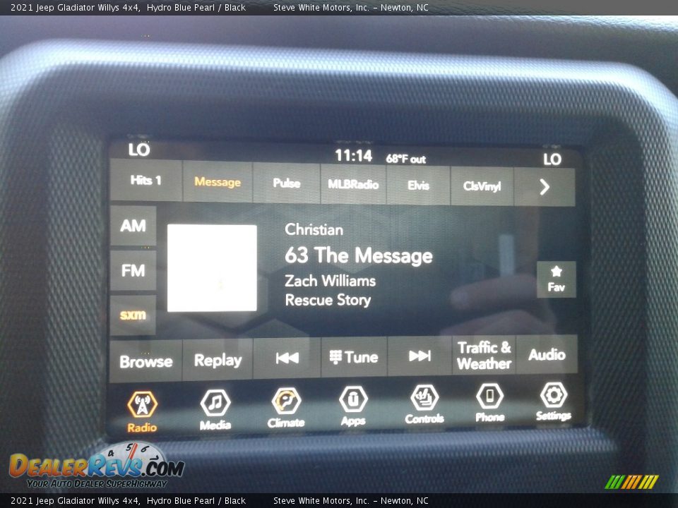 2021 Jeep Gladiator Willys 4x4 Hydro Blue Pearl / Black Photo #22