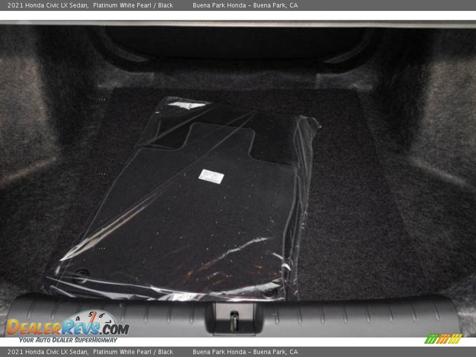 2021 Honda Civic LX Sedan Platinum White Pearl / Black Photo #26