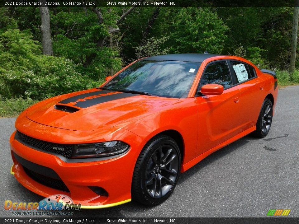 2021 Dodge Charger Daytona Go Mango / Black Photo #2