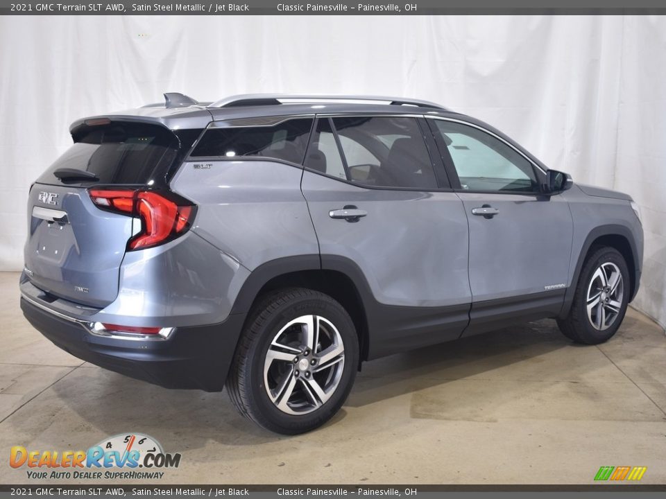 2021 GMC Terrain SLT AWD Satin Steel Metallic / Jet Black Photo #2