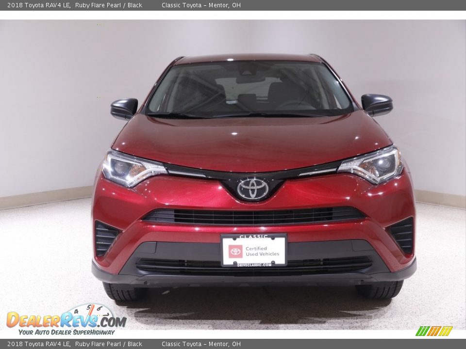 2018 Toyota RAV4 LE Ruby Flare Pearl / Black Photo #2