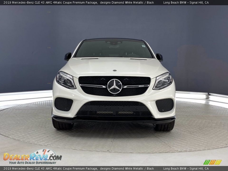 2019 Mercedes-Benz GLE 43 AMG 4Matic Coupe Premium Package designo Diamond White Metallic / Black Photo #2