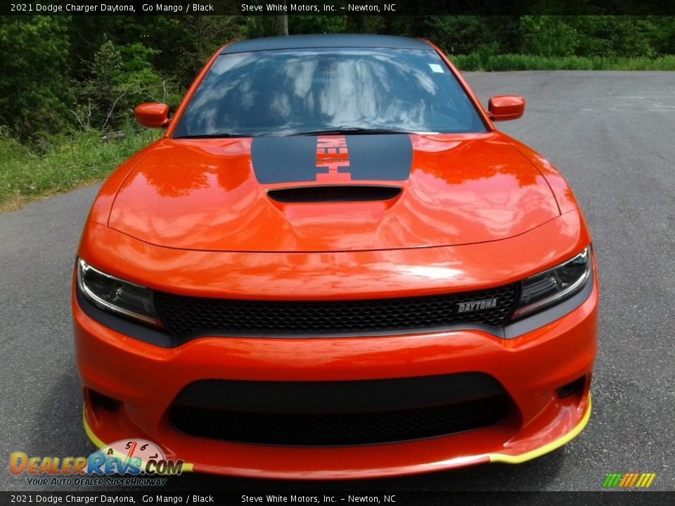 2021 Dodge Charger Daytona Go Mango / Black Photo #3