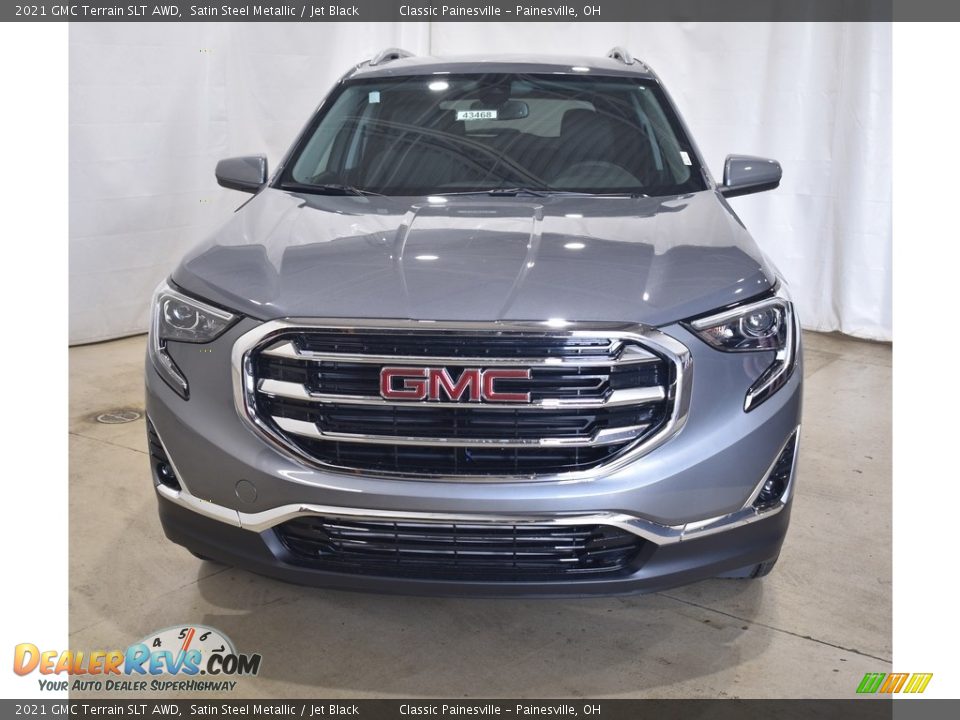 2021 GMC Terrain SLT AWD Satin Steel Metallic / Jet Black Photo #4