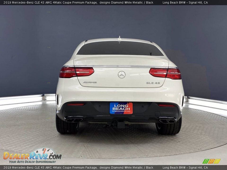 2019 Mercedes-Benz GLE 43 AMG 4Matic Coupe Premium Package designo Diamond White Metallic / Black Photo #4