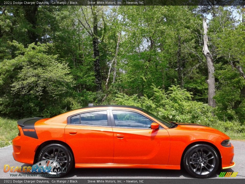 2021 Dodge Charger Daytona Go Mango / Black Photo #5