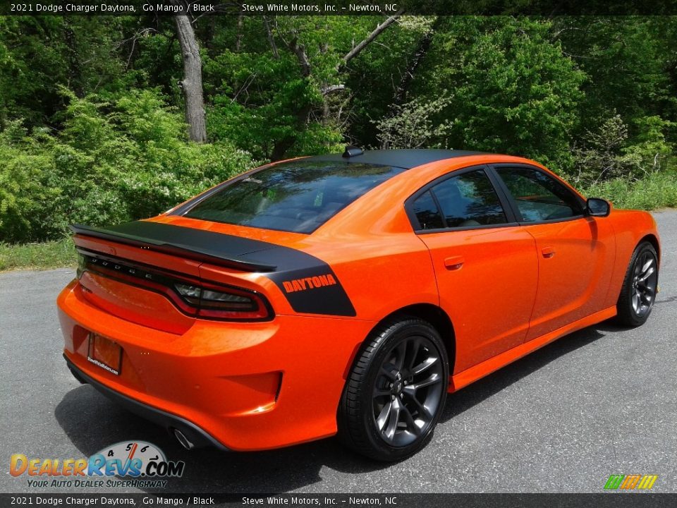 2021 Dodge Charger Daytona Go Mango / Black Photo #6