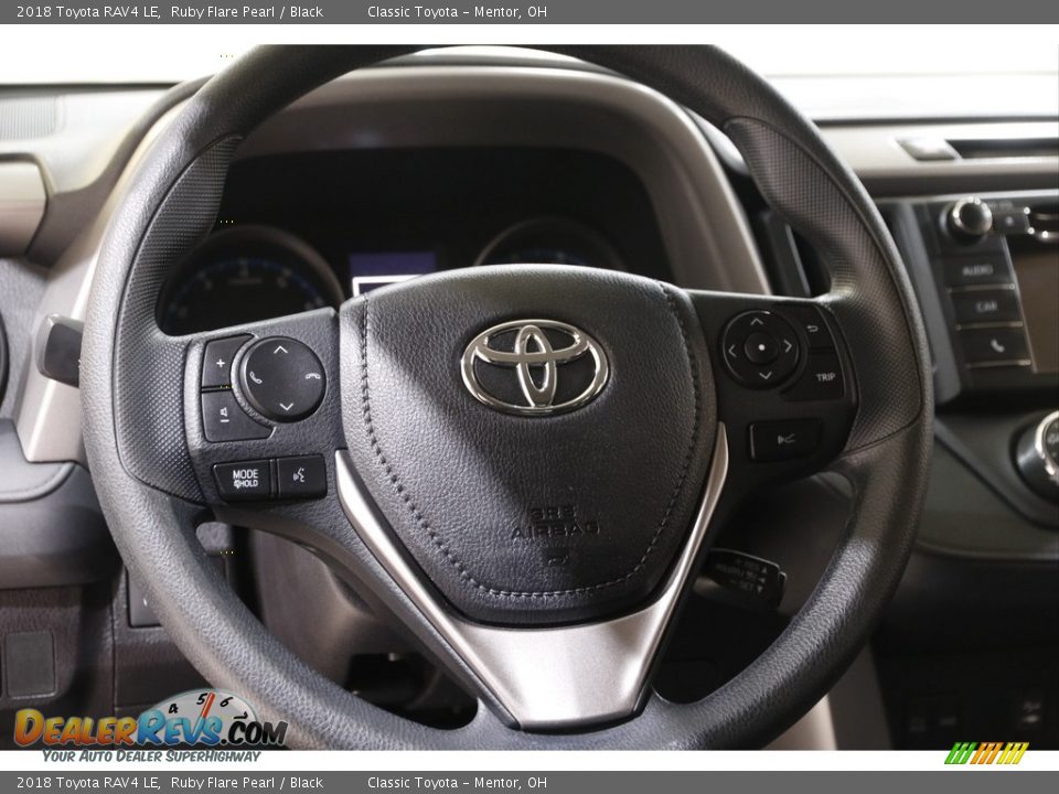 2018 Toyota RAV4 LE Ruby Flare Pearl / Black Photo #7