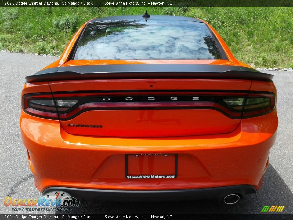 2021 Dodge Charger Daytona Go Mango / Black Photo #7