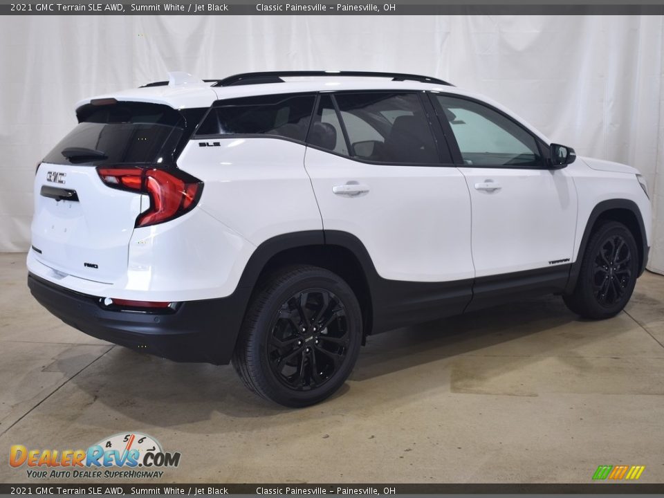 2021 GMC Terrain SLE AWD Summit White / Jet Black Photo #2