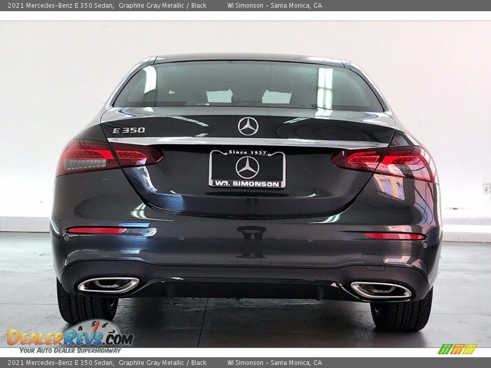 2021 Mercedes-Benz E 350 Sedan Graphite Gray Metallic / Black Photo #3