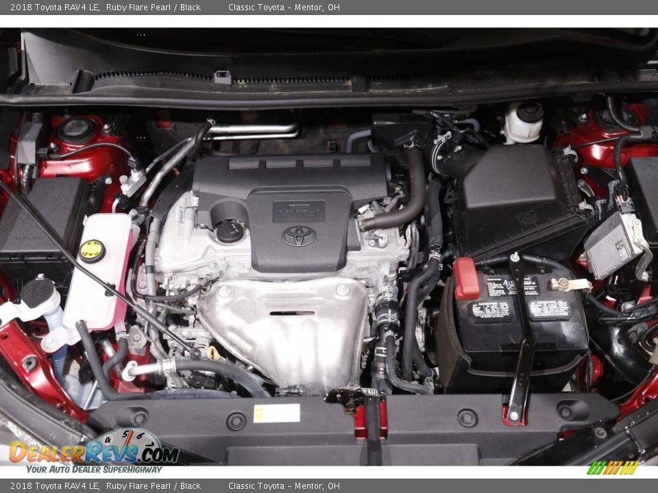 2018 Toyota RAV4 LE Ruby Flare Pearl / Black Photo #16