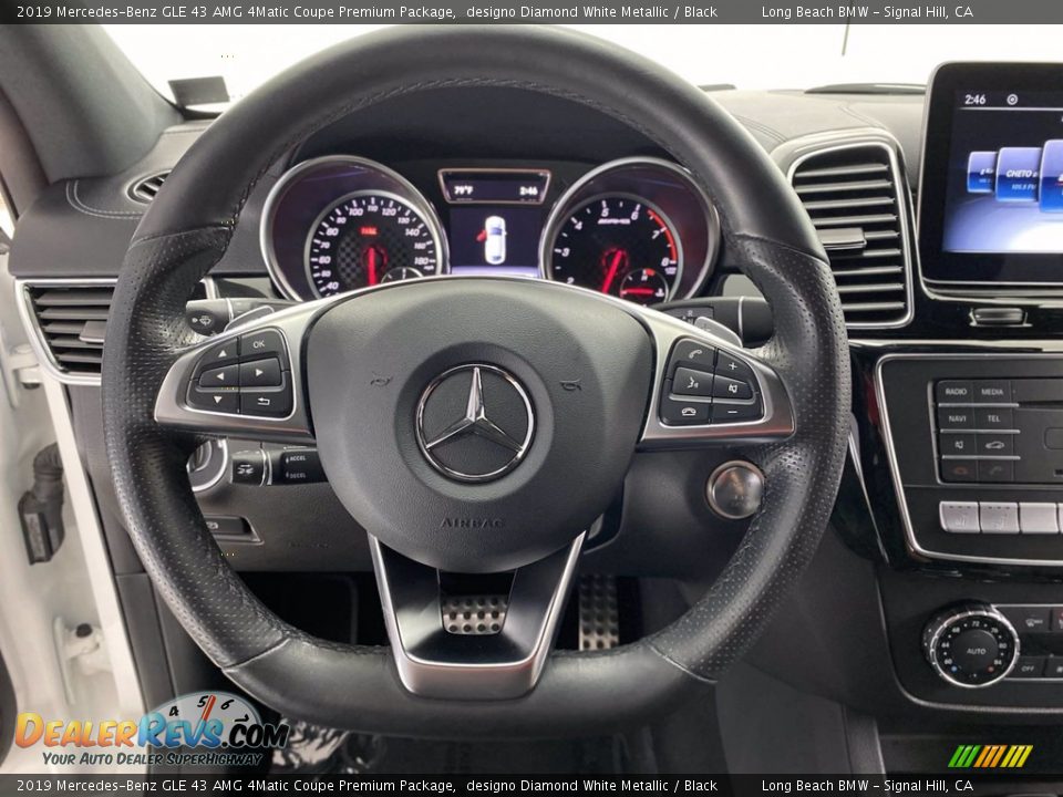 2019 Mercedes-Benz GLE 43 AMG 4Matic Coupe Premium Package Steering Wheel Photo #18