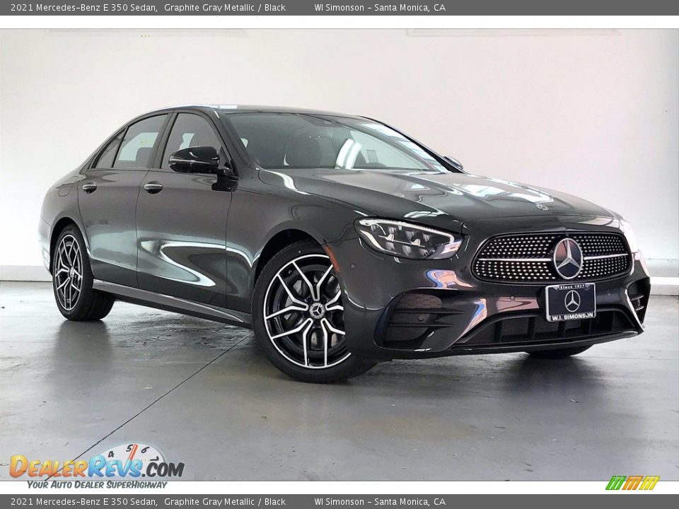 2021 Mercedes-Benz E 350 Sedan Graphite Gray Metallic / Black Photo #12