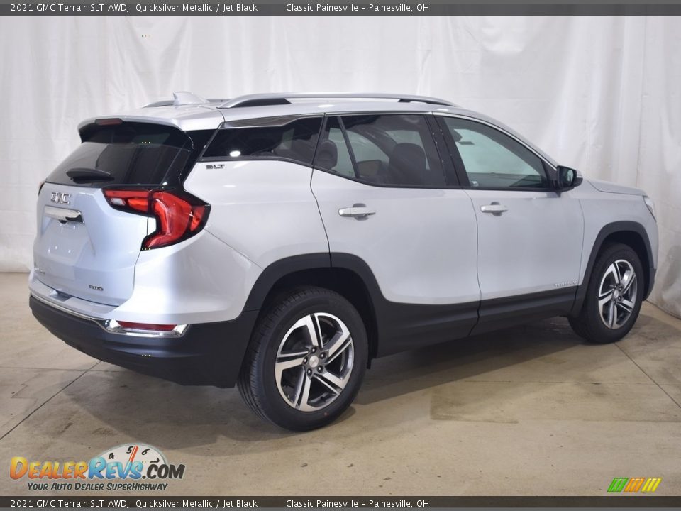 2021 GMC Terrain SLT AWD Quicksilver Metallic / Jet Black Photo #2