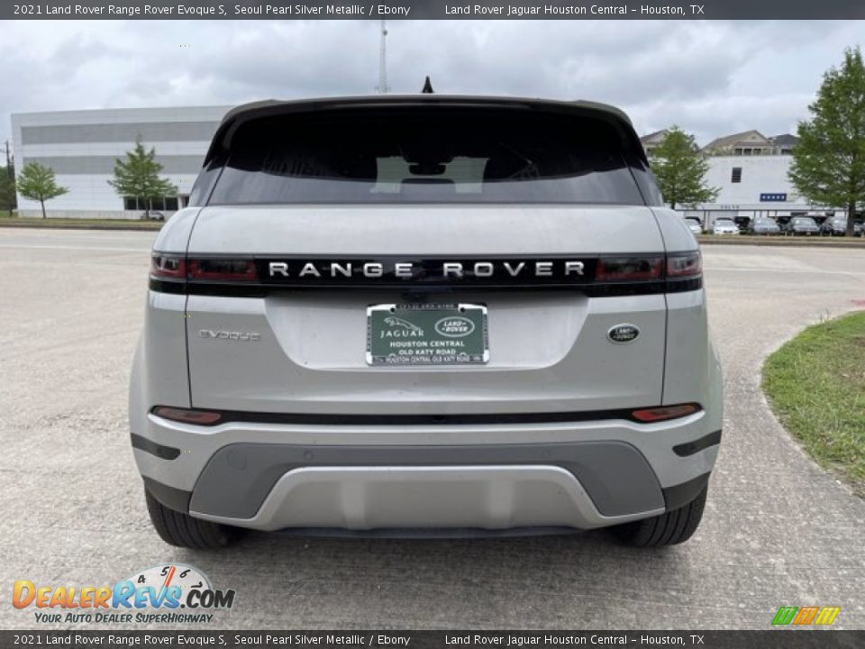2021 Land Rover Range Rover Evoque S Seoul Pearl Silver Metallic / Ebony Photo #7