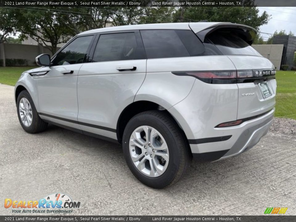 2021 Land Rover Range Rover Evoque S Seoul Pearl Silver Metallic / Ebony Photo #10