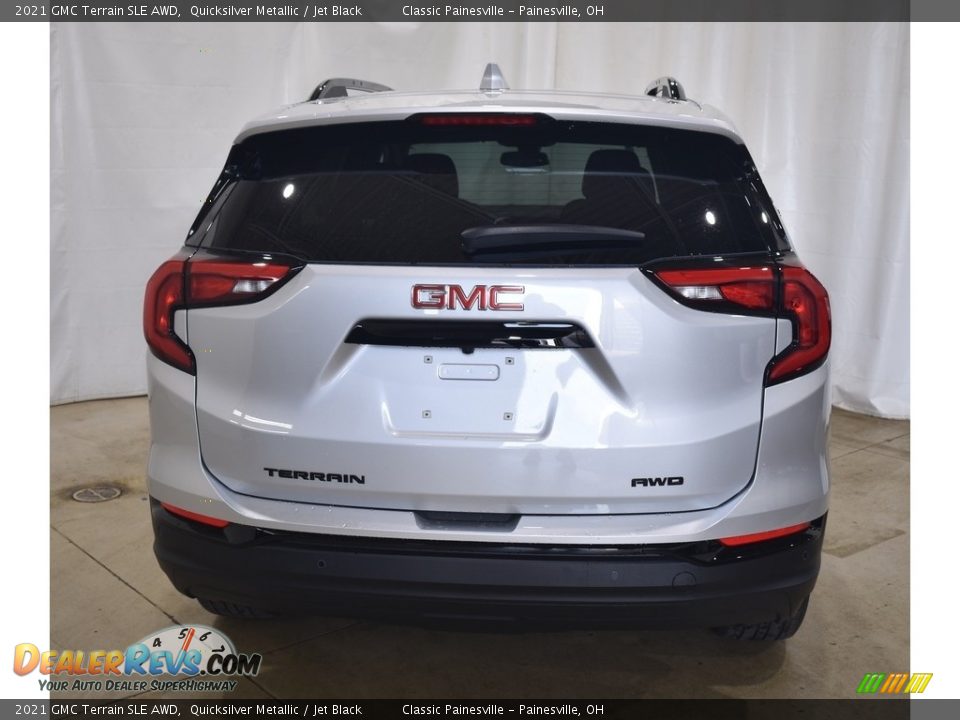 2021 GMC Terrain SLE AWD Quicksilver Metallic / Jet Black Photo #3