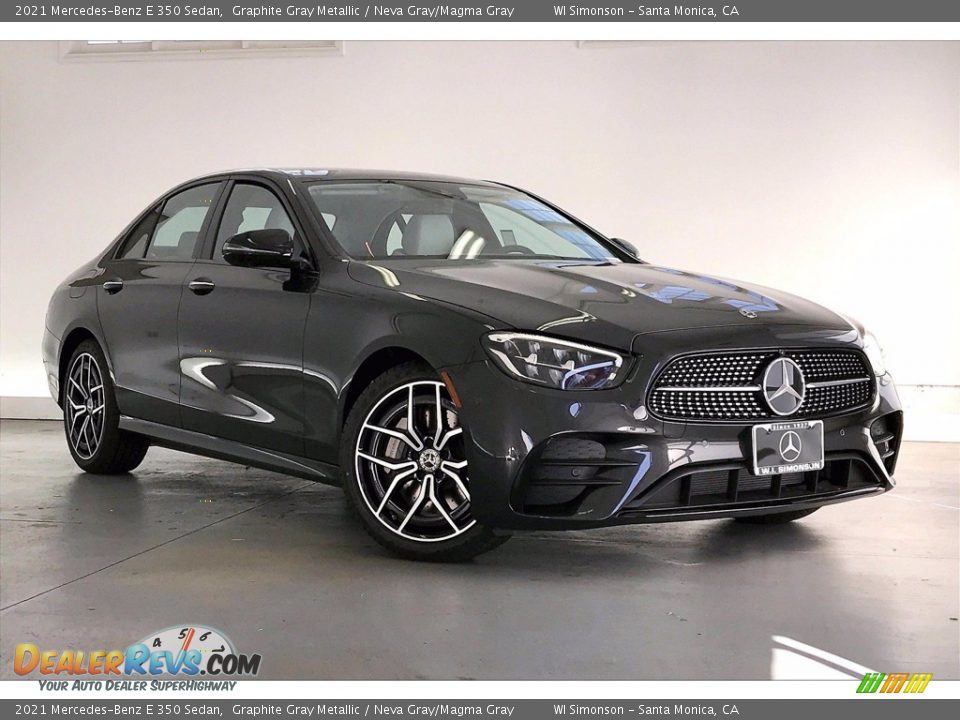 2021 Mercedes-Benz E 350 Sedan Graphite Gray Metallic / Neva Gray/Magma Gray Photo #12