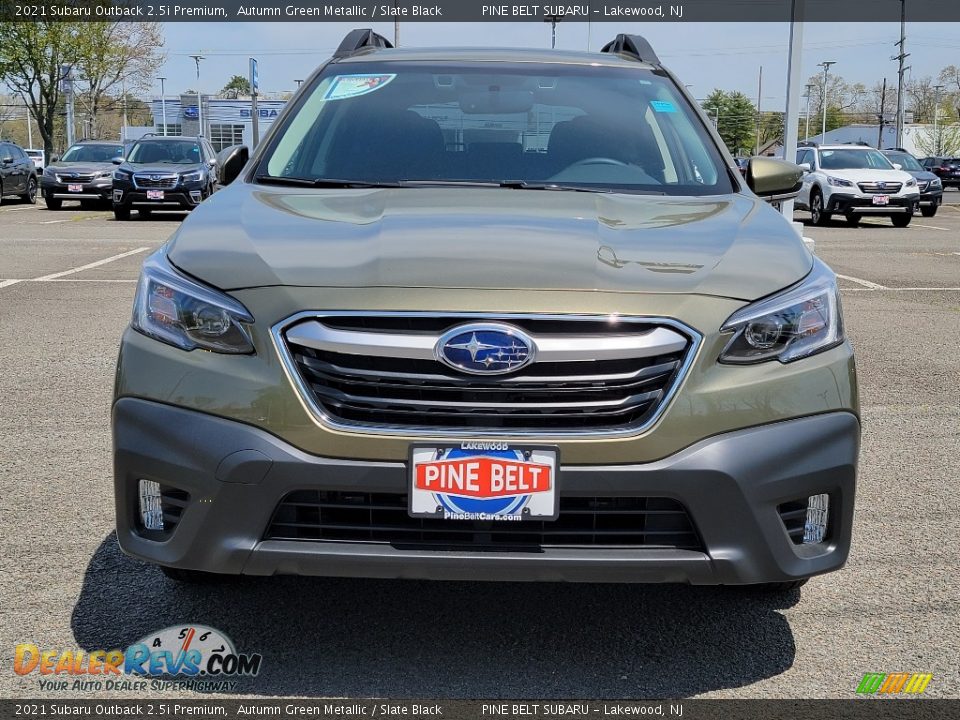 2021 Subaru Outback 2.5i Premium Autumn Green Metallic / Slate Black Photo #3