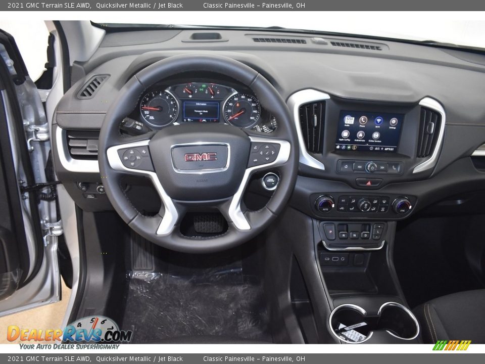 2021 GMC Terrain SLE AWD Quicksilver Metallic / Jet Black Photo #10