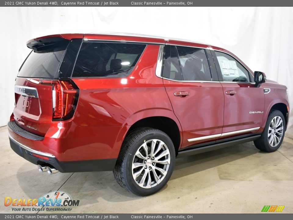 2021 GMC Yukon Denali 4WD Cayenne Red Tintcoat / Jet Black Photo #2