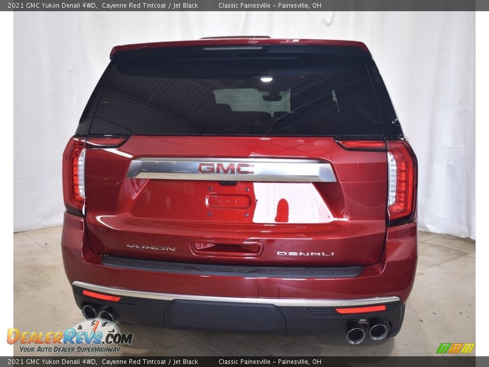 2021 GMC Yukon Denali 4WD Cayenne Red Tintcoat / Jet Black Photo #3