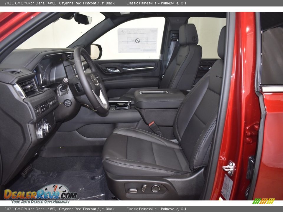 2021 GMC Yukon Denali 4WD Cayenne Red Tintcoat / Jet Black Photo #7