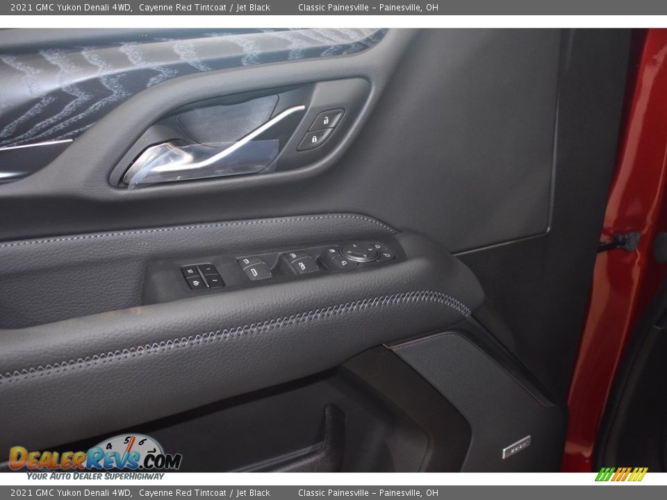 2021 GMC Yukon Denali 4WD Cayenne Red Tintcoat / Jet Black Photo #10